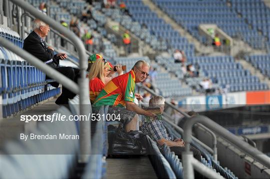 Supporters at the Leinster GAA Senior Football Championship Semi-Finals