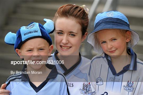 Supporters at the Leinster GAA Senior Football Championship Semi-Finals