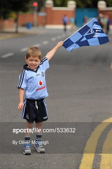 Supporters at the Leinster GAA Football Championship Finals