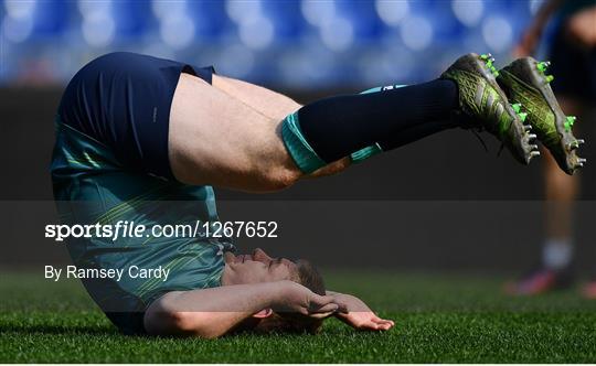 Ireland Rugby Squad Captain's Run and Press Conference