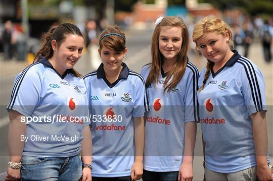 Supporters at the Leinster GAA Football Championship Finals