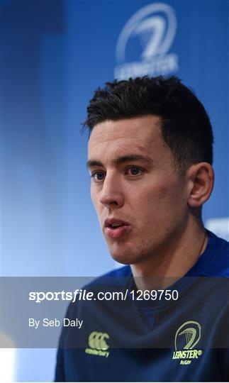 Leinster Rugby Squad Training and Press Conference