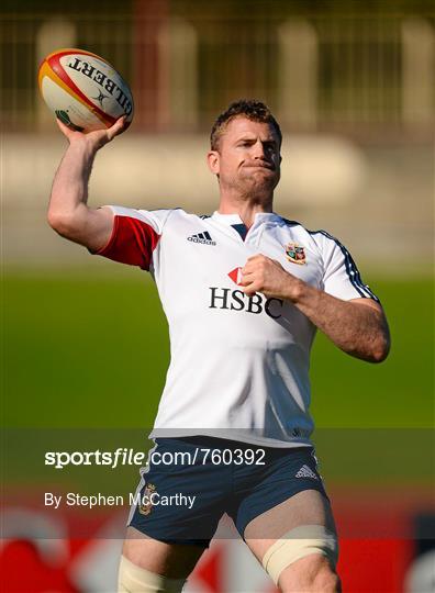 British & Irish Lions Tour 2013 -  Forwards Training - Thursday 13th June