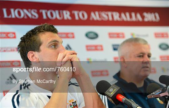 British & Irish Lions Tour 2013 -  Team Announcement - Thursday 13th June