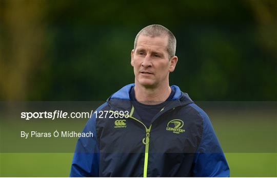 Leinster Rugby Squad Training and Press Conference