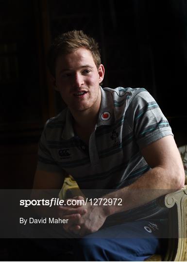 Ireland Rugby Squad Training and Press Conference