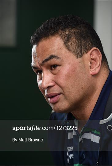 Connacht Rugby Squad Training and Press Conference