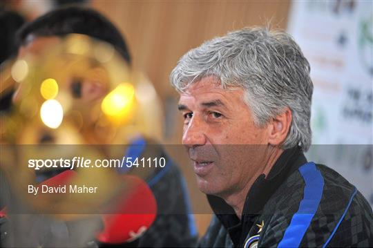 Inter Milan Press Conference ahead of Dublin Super Cup
