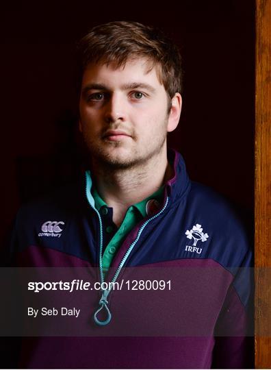 Ireland Rugby Squad Training and Press Conference