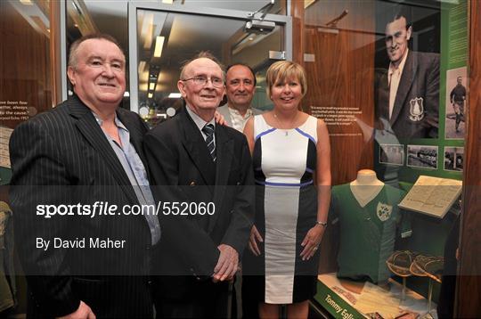 FAI Unveil Commemorative Display in Honour of Tommy Eglington