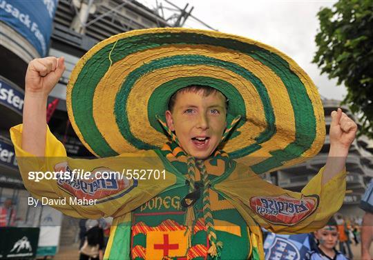 Supporters at the GAA Football All-Ireland Championship Semi-Finals - Sunday 28th of August