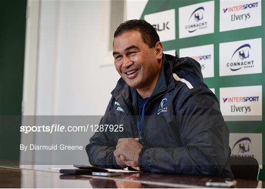 Connacht Rugby Squad Training and Press Conference