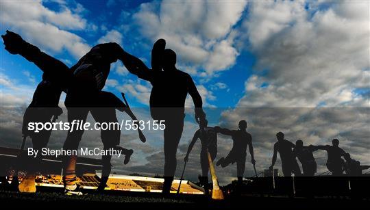 Kilkenny Hurling Squad Training ahead of the GAA Hurling All-Ireland Senior Championship Final