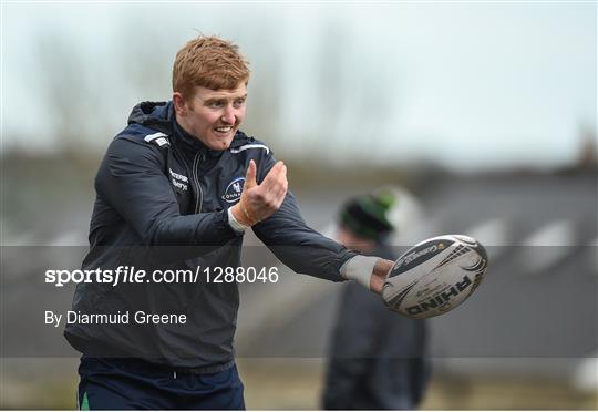 Connacht Rugby Squad Training and Press Conference