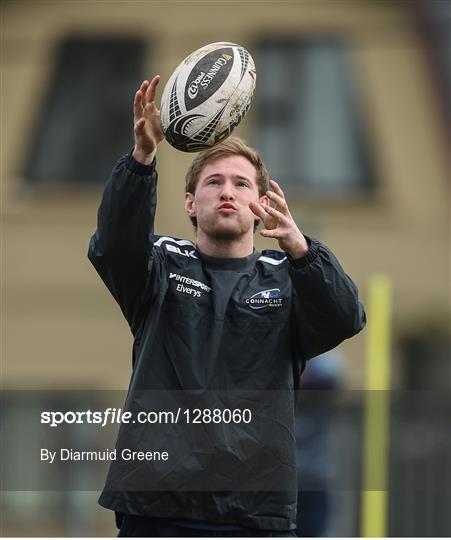 Connacht Rugby Squad Training and Press Conference