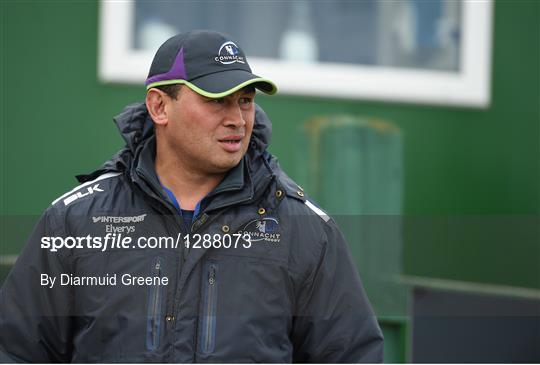 Connacht Rugby Squad Training and Press Conference