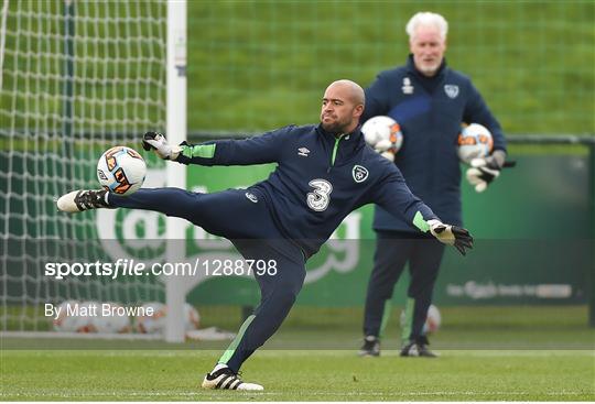 Republic of Ireland Squad Training and Press Conference