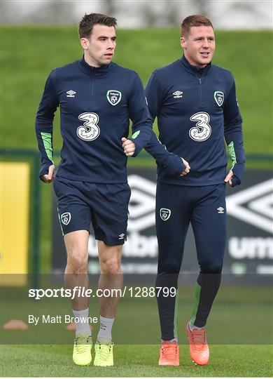 Republic of Ireland Squad Training and Press Conference