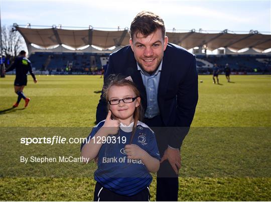 Mascots at Leinster v Cardiff Blues - Guinness PRO12 Round 18