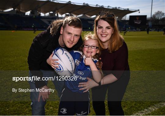 Mascots at Leinster v Cardiff Blues - Guinness PRO12 Round 18