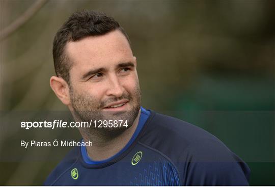 Leinster Rugby Squad Training and Press Conference