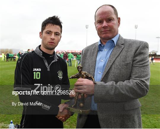 Boyle Celtic v Evergreen FC - FAI Junior Cup Semi Final in association with Aviva and Umbro