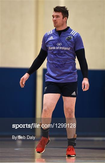 Munster Rugby Squad Training and Press Conference