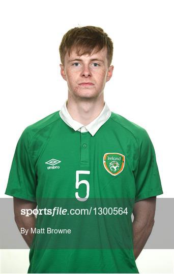 Republic of Ireland U18s Squad Portraits