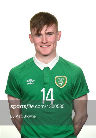 Republic of Ireland U18s Squad Portraits