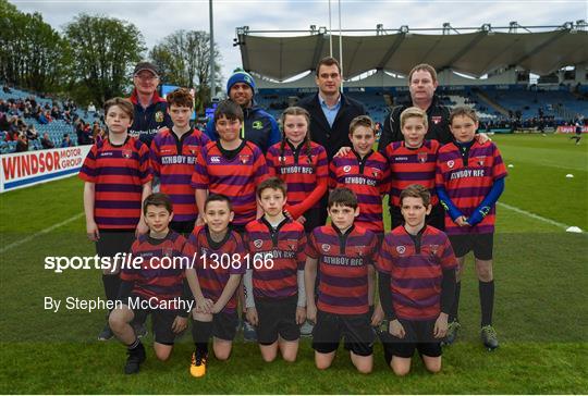 Bank of Ireland Minis at Leinster v Glasgow Warriors  - Guinness PRO12 Round 21