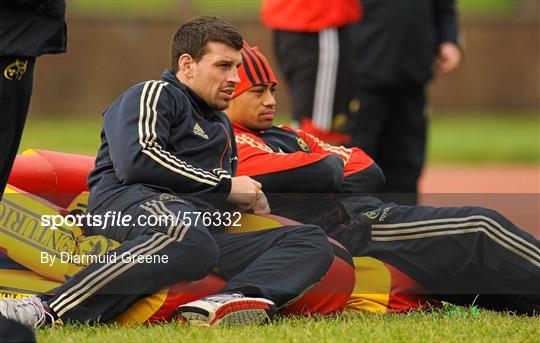 Munster Rugby Squad Training - Tuesday 15th November