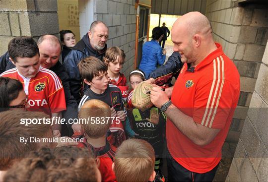 Munster Rugby Squad Training - Thursday 22nd December 2011