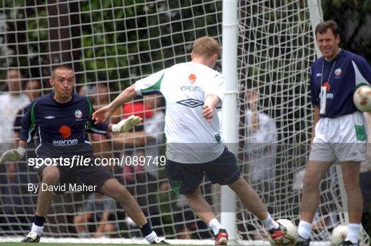 Republic of Ireland Training Session and Press Conference