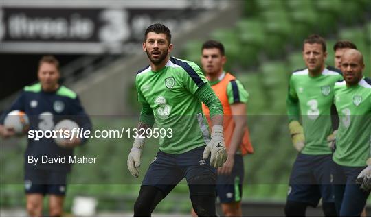 Republic of Ireland Squad Training and Press Conference