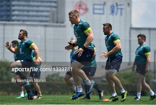 Ireland Rugby Squad Training and Press Conference