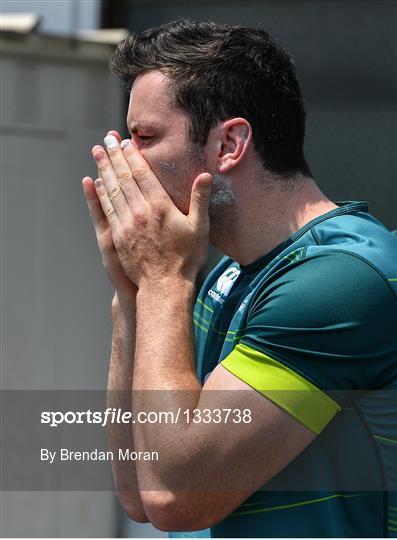 Ireland Rugby Squad Training and Press Conference