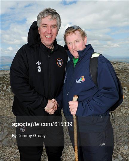 Enda's Trek with Trap's Green Army Charity Climb