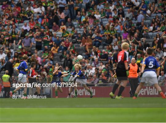 INTO Cumann na mBunscol GAA Respect Exhibition Go Games at Kerry v Mayo - GAA Football All-Ireland Senior Championship Semi-Final Replay