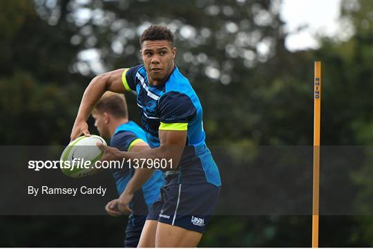 Leinster Rugby Squad Training and Press Conference