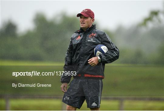 Munster Rugby Squad Training and Press Conference