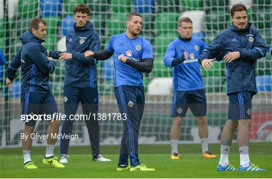 Northern Ireland Squad Training and Press Conference