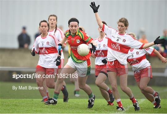 Carlow v Derry - TG4 Ladies Football All Ireland Junior Championship Semi-Final