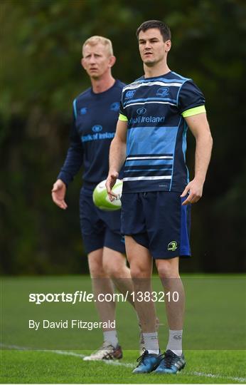 Leinster Rugby Squad Training and Press Conference