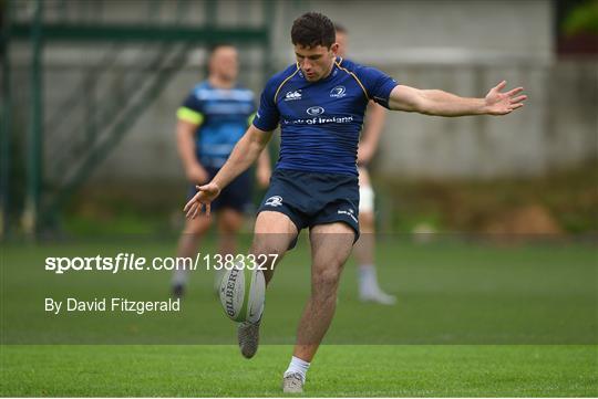 Leinster Rugby Squad Training and Press Conference