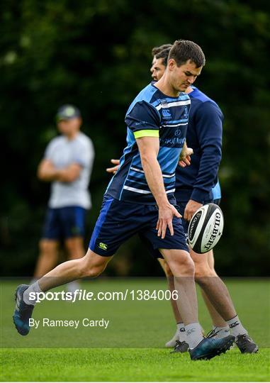 Leinster Rugby Squad Training and Press Conference