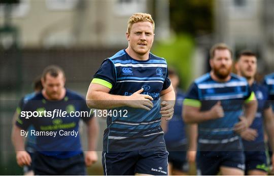 Leinster Rugby Squad Training and Press Conference