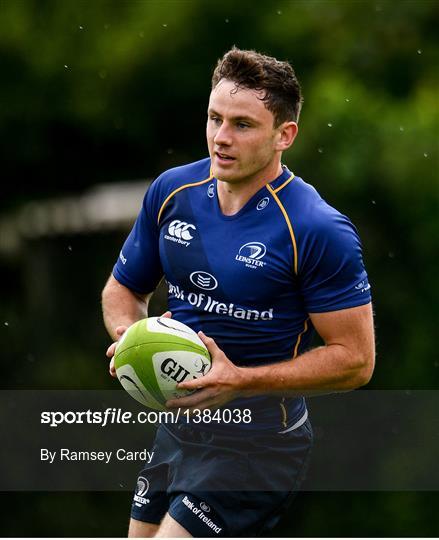 Leinster Rugby Squad Training and Press Conference