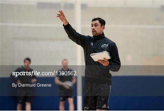 Munster Rugby Squad Training and Press Conference