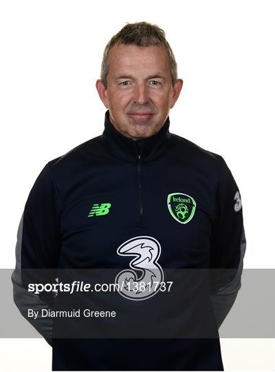 Republic of Ireland U19 Squad Portraits