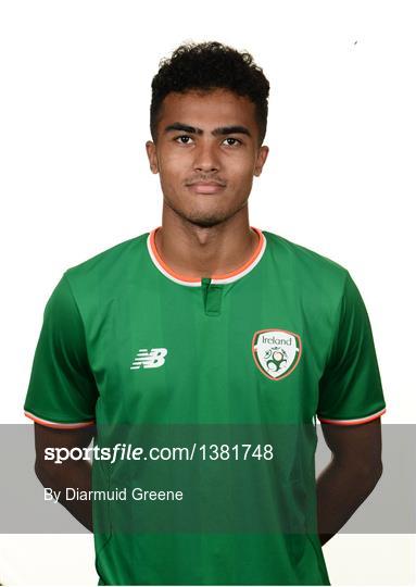 Republic of Ireland U19 Squad Portraits